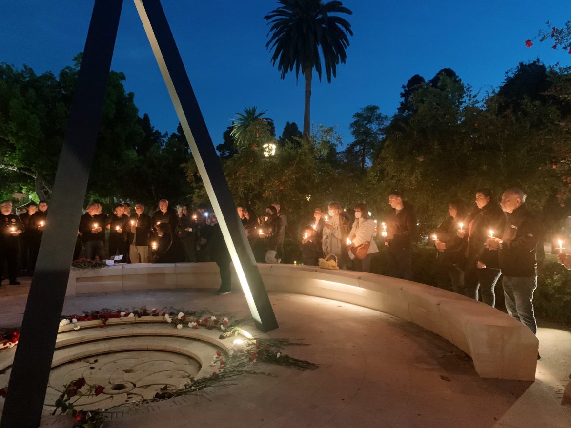 Candlelight Vigil at Pasadena Armenian Genocide Memorial