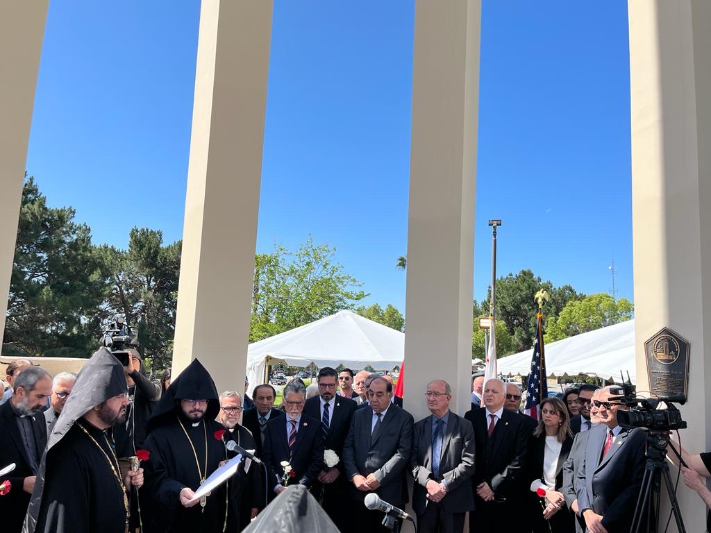 United Armenian Council Holds Joint Commemoration at Montebello Monument