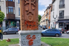 Armenian Genocide Monument Vandalized in Brussels