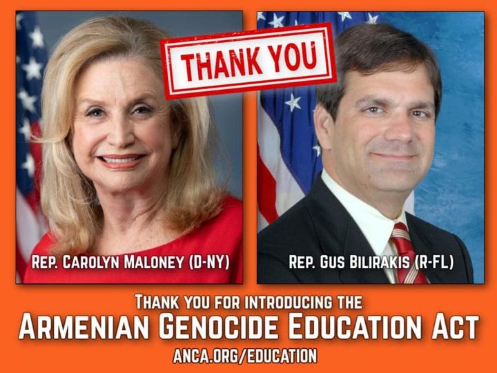 ANCA Welcomes Introduction of Armenian Genocide Education Act