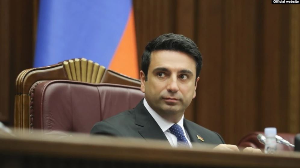 Parliament Speaker Alen Simonyan Justifies Azerbaijani Takeover of Artsakh, Faces Opposition Criticism