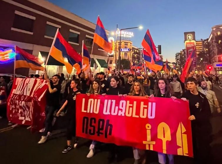 Los Angeles Armenians Rally Once Again in Support of the “Resistance” Movement in Armenia