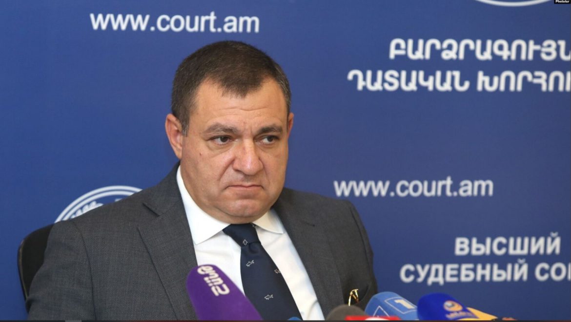 Head Of Armenian Judicial Watchdog Sacked After Accusing Government Of Blackmail