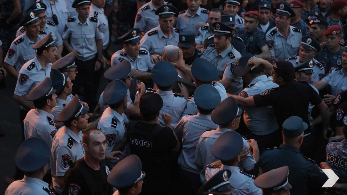 Violence Escalates at Protests Calling for Pashinyan’s Resignation