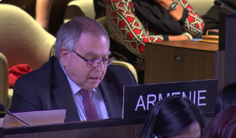 Armenia’s Ambassador to UNESCO Raises Issue of Ethnic Cleansing in Hadrut and Shushi