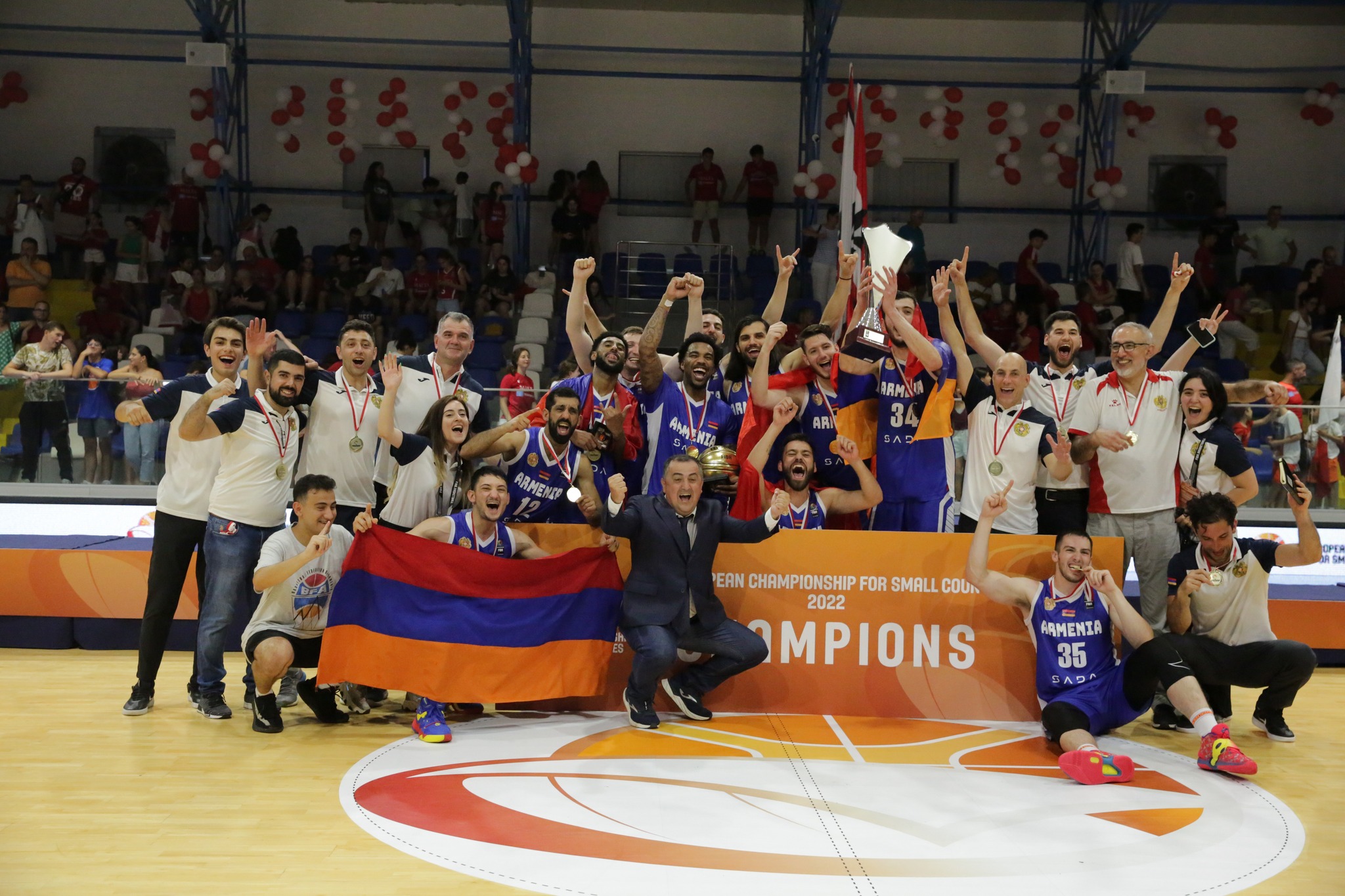 Armenia Wins European Basketball Championship for Small Countries