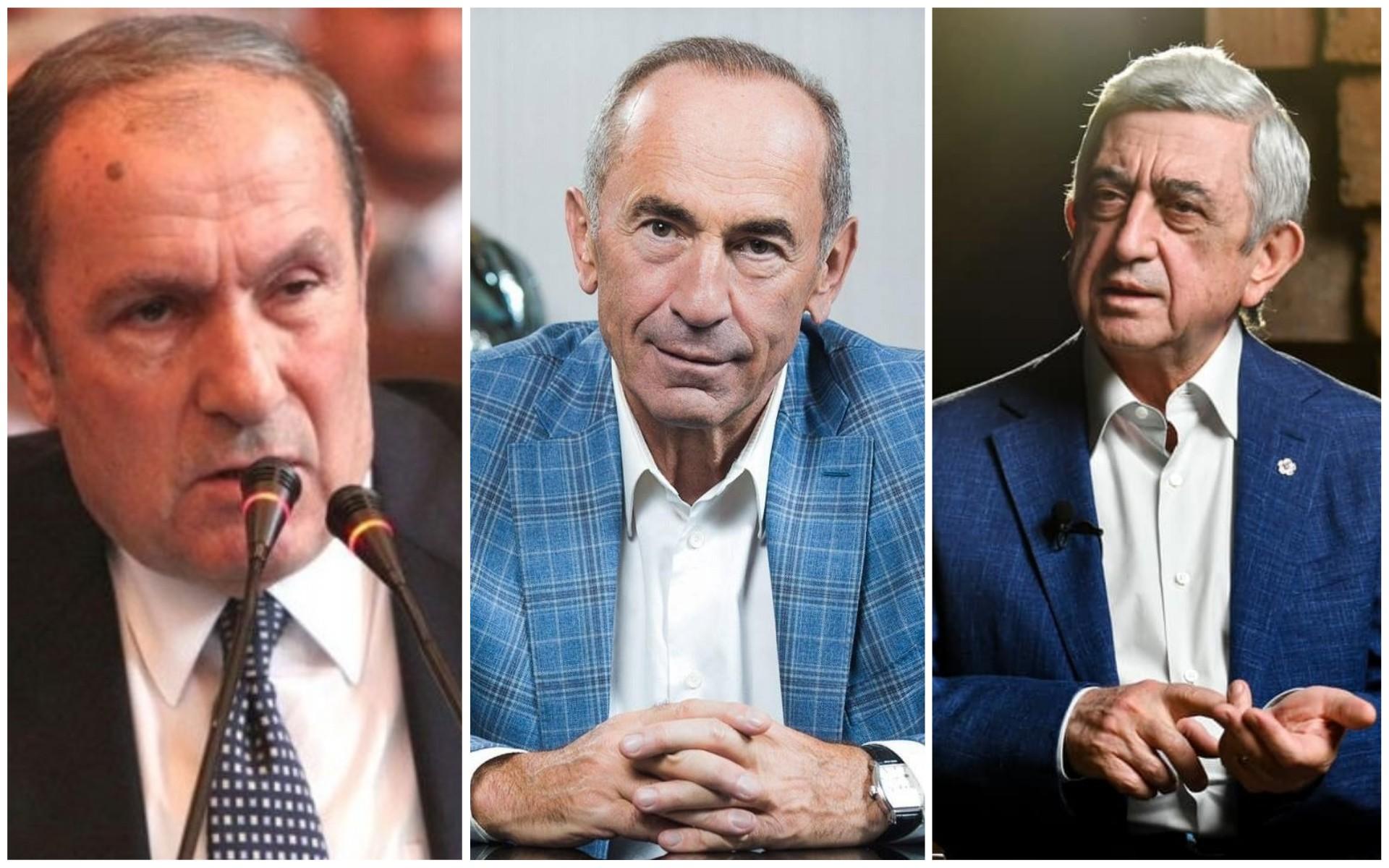 Former Armenian Presidents Hold Crisis Talks