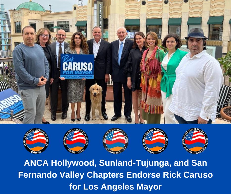 ANCA Local Chapters Endorse Rick Caruso for Los Angeles Mayor