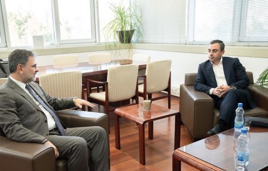 ARF Armenia Representative Saghatelyan Met with Deputy Minister of Foreign Affairs of Cyprus