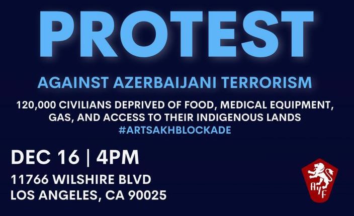 PROTEST AGAINST AZERBAIJANI TERRORISM!