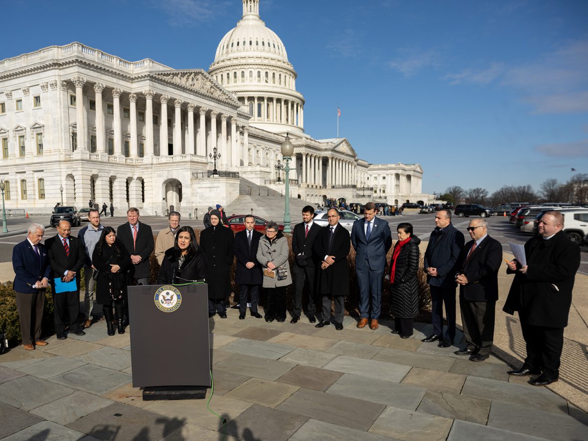 ANCA Joins Congressional Leaders; Coalition Partners at Capitol Hill Press Conference Condemning Azerbaijan’s Blockade of Artsakh