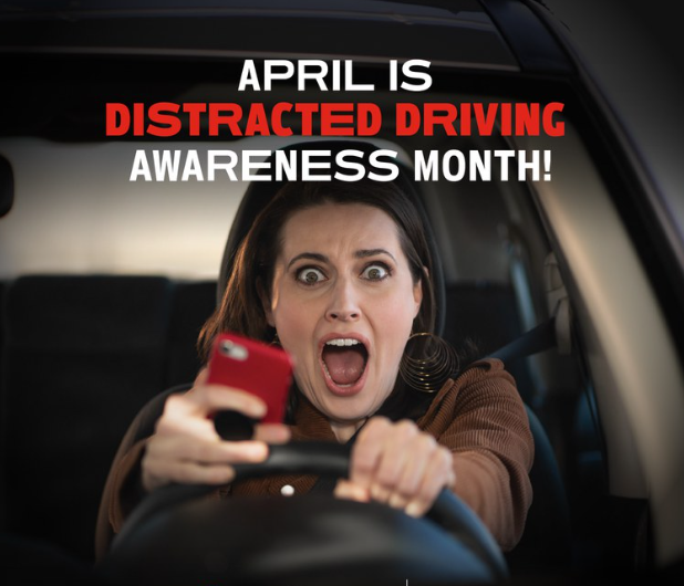 April is Distracted Driving Awareness Month