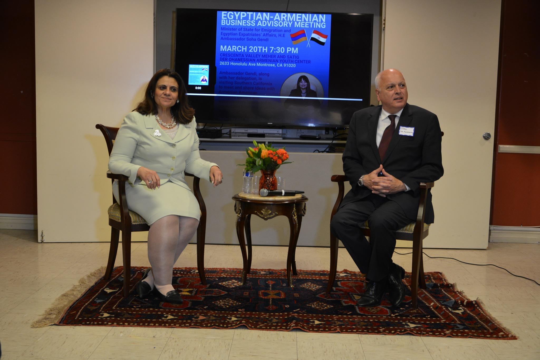 ARF Western USA Central Committee Hosts H.E. Soha Gendi, Egypt's State Minister for Emigration and Expatriate Affairs