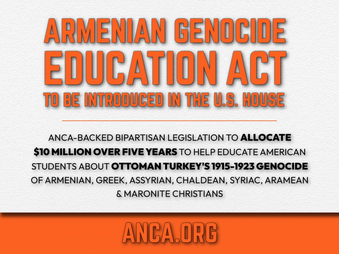 Armenian Genocide Education Act Set for Introduction