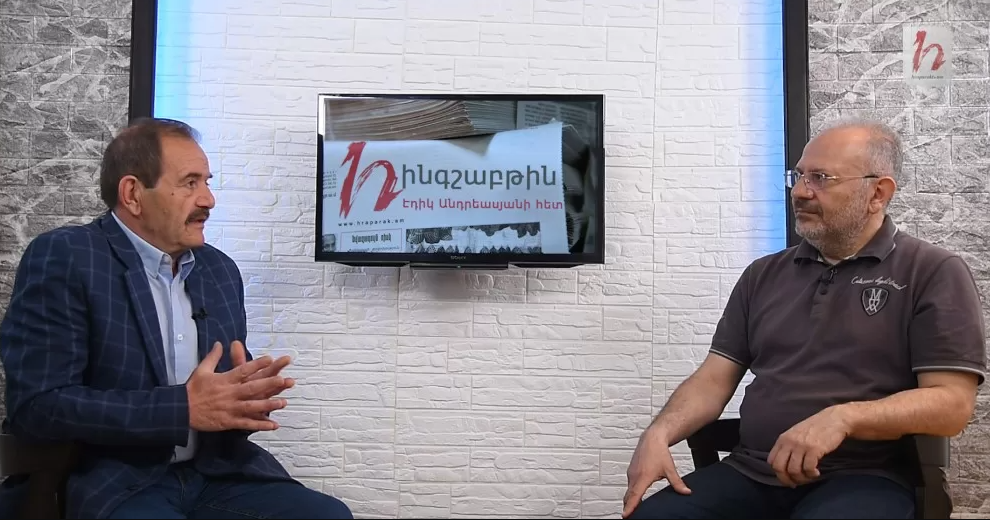 «Հինգշաբթի» հաղորդաշարի հիւրն է Բագրատ Եսայանը. Տղաներ, ձեզ մօտ ամե՞ն ինչ է վաճառւում