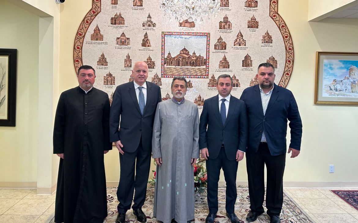 Ishkhan Saghatelyan Visits Western Diocese