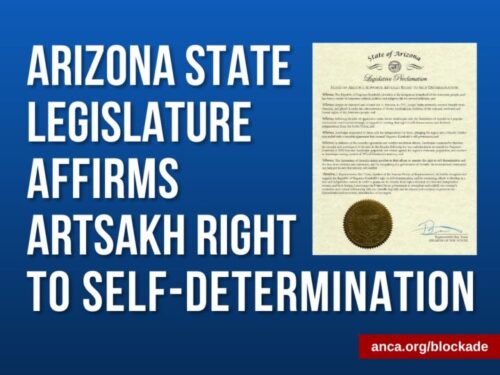 Arizona Legislature Affirms Artsakh Right to Self-Determination