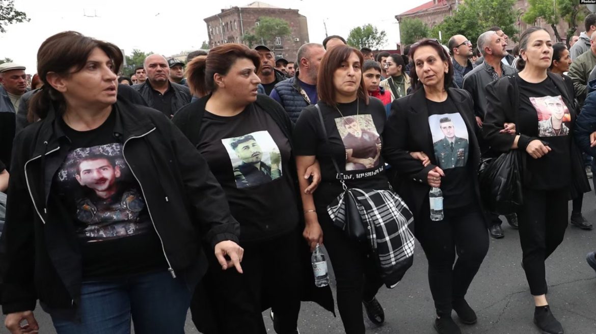 Arrest of Fallen Soldier’s Mother Sparks Protests in Yerevan