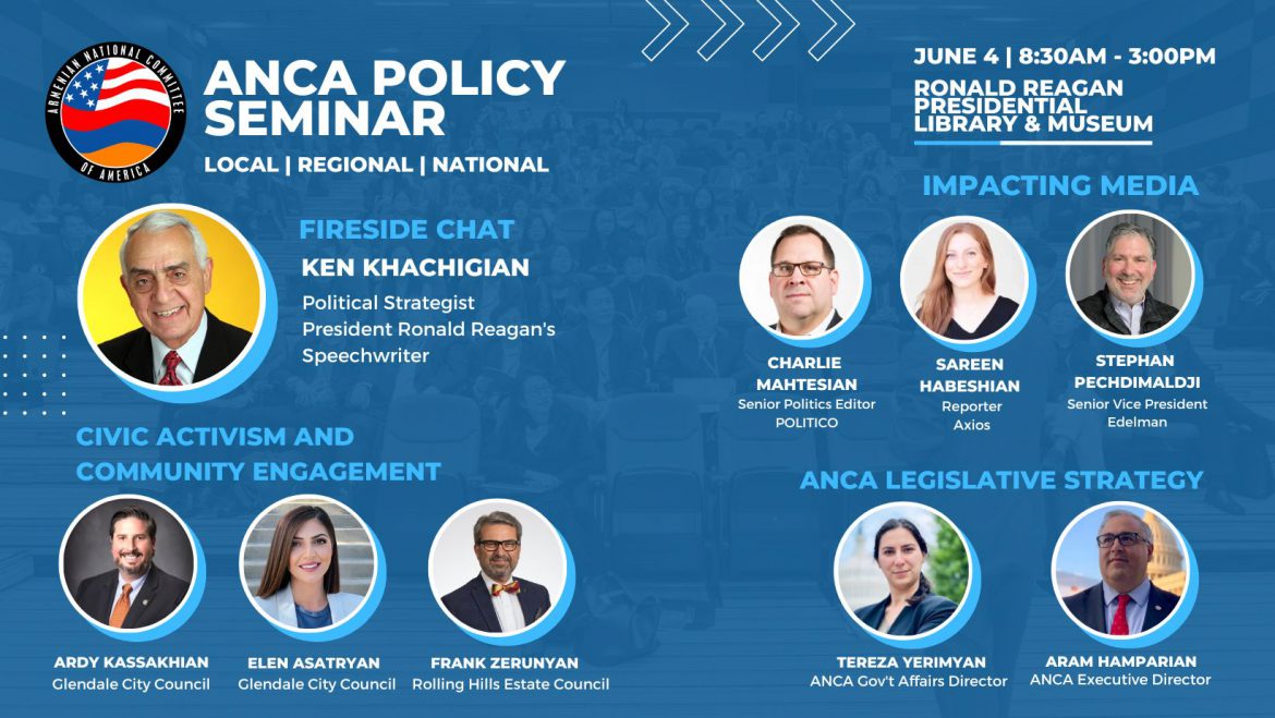 Prominent Armenian-American Policy Experts to Headline ANCA Policy Seminar at the Ronald Reagan Presidential Library