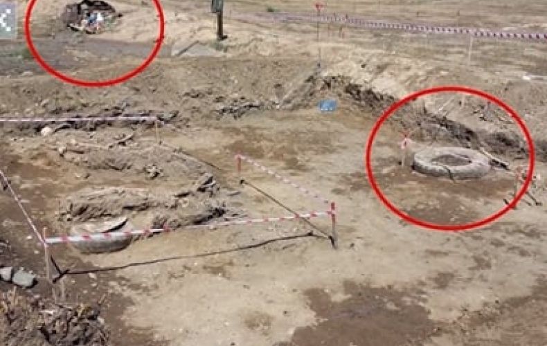 Azerbaijan put another false thesis into circulation by manipulating the relics found in the occupied territories