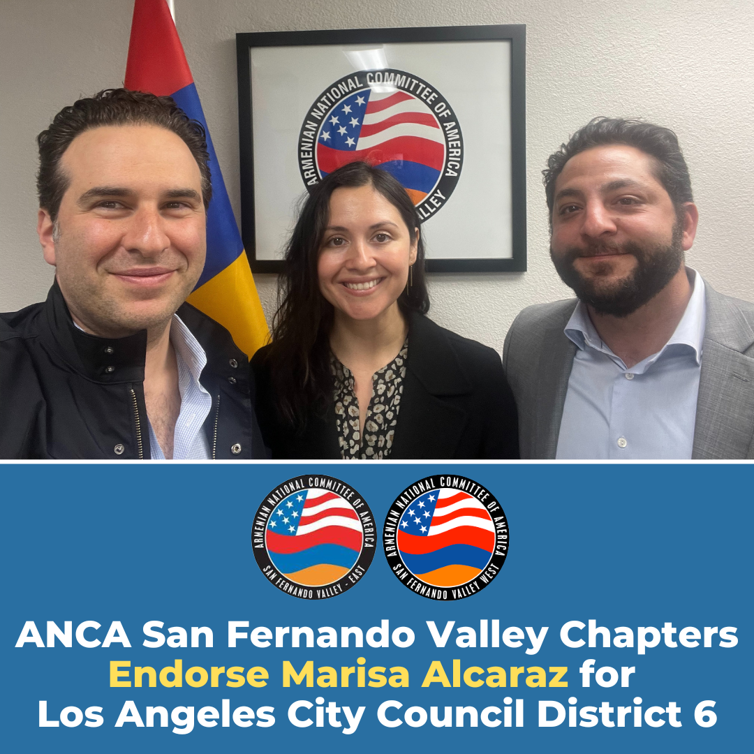 ANCA San Fernando Valley Chapters Endorse Marisa Alcaraz for Los Angeles City Council District 6