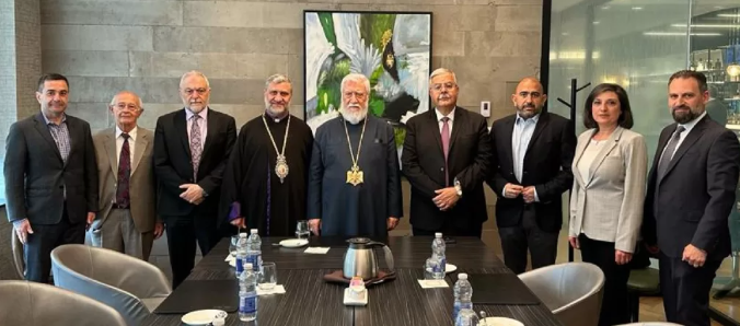 The Delegation of the ARF Bureau and the Central Committee of Canada Met His Holiness Aram I