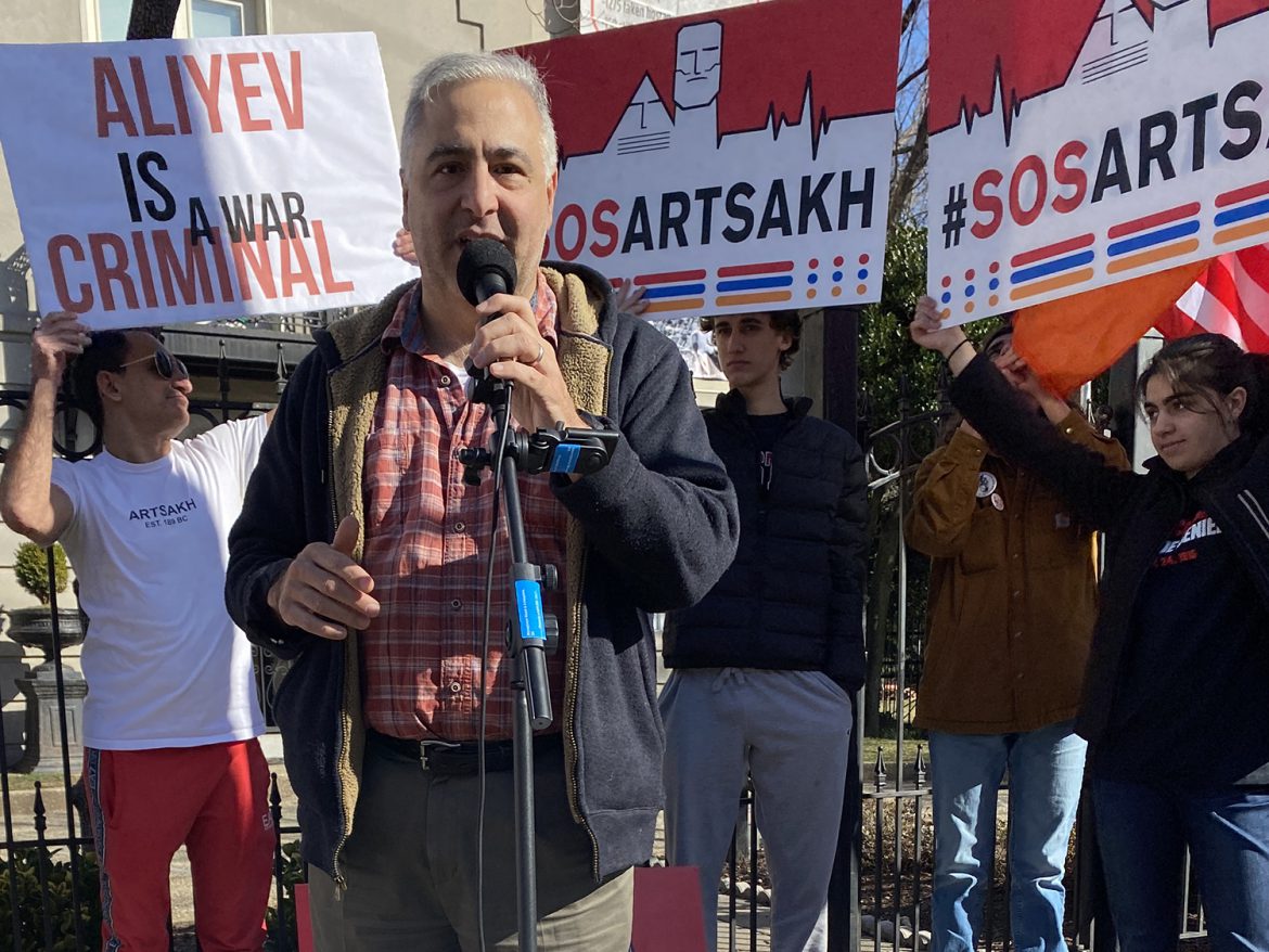 AYF Holds Washington DC Protest Commemorating Anti-Armenian Pogroms in Sumgait and Baku
