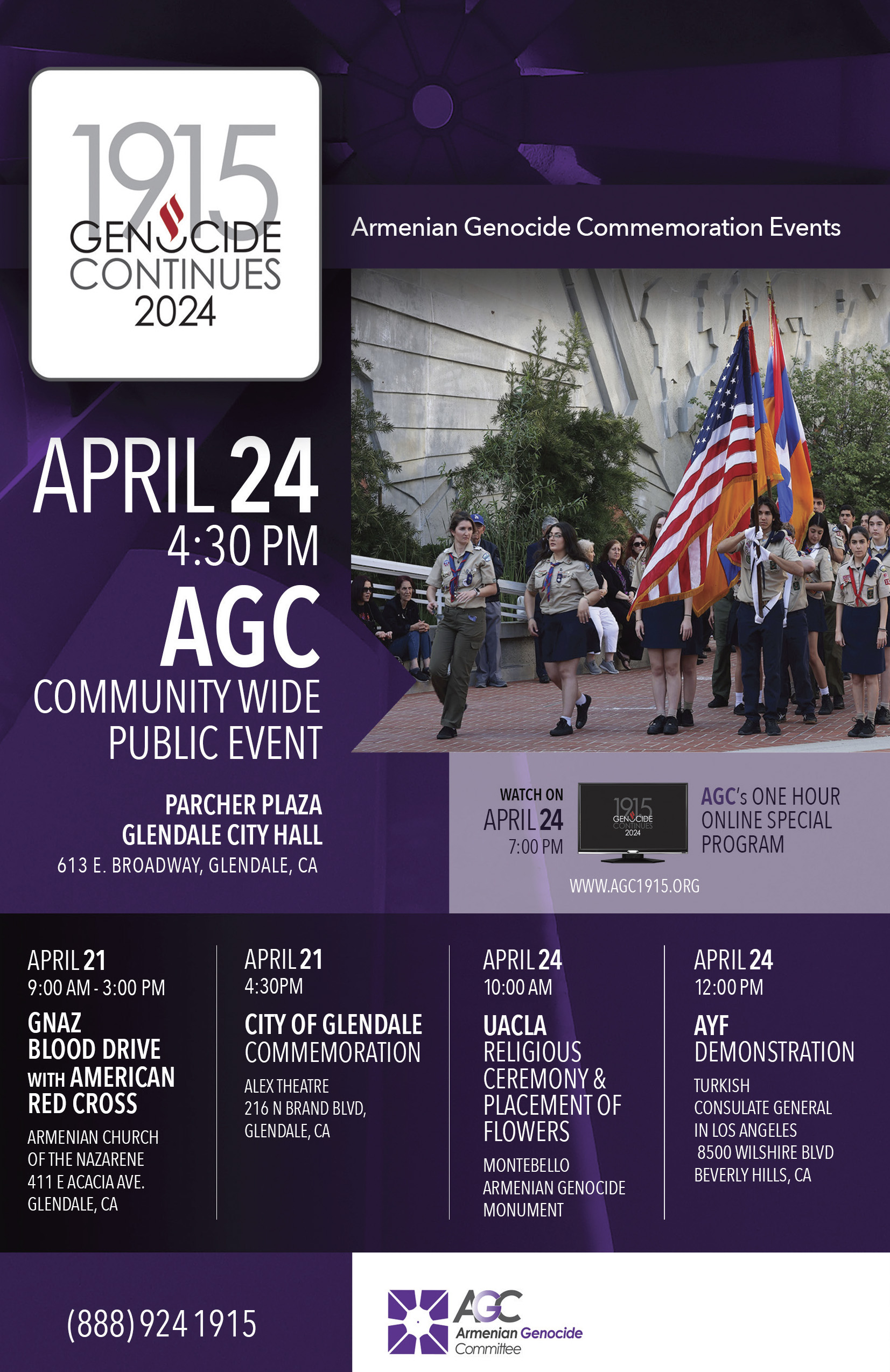 Armenian Genocide Committee Announces 109th Anniversary Commemoration Events