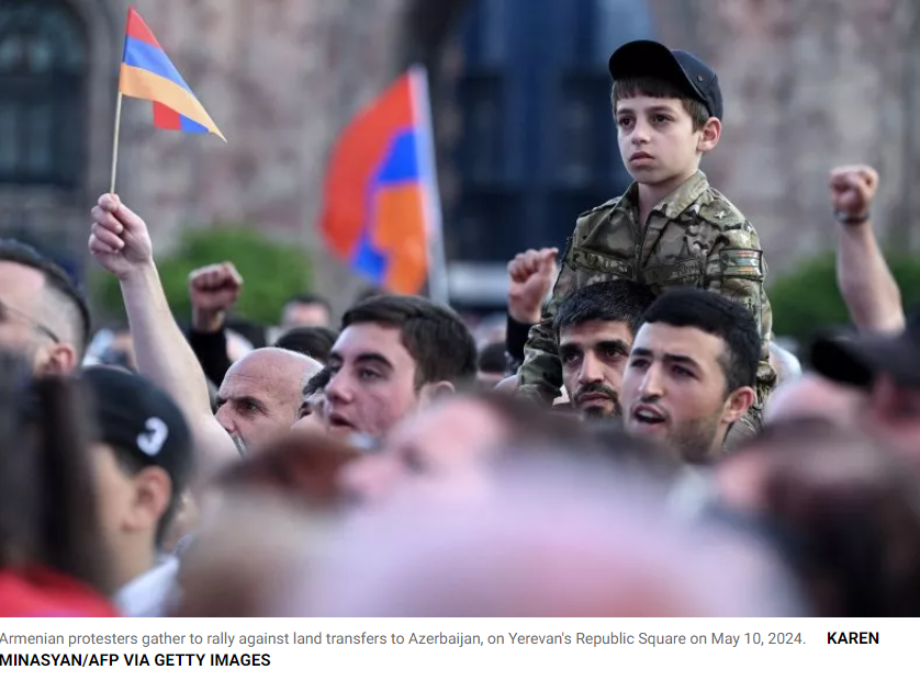 Mass Protests in Armenia Demand End of Concessions to Azerbaijan