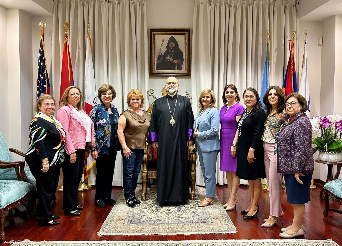 The Prelate Accepts a Visit from the Members of the Ladies Auxiliary of the Western Prelacy