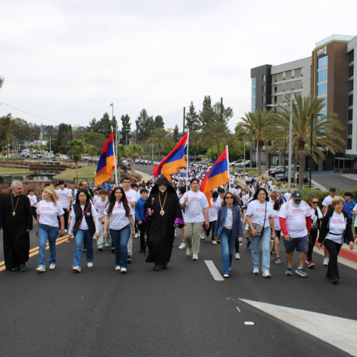 More than 1,400 Armenian Students March for Justice in Commemoration of the Armenian Genocide