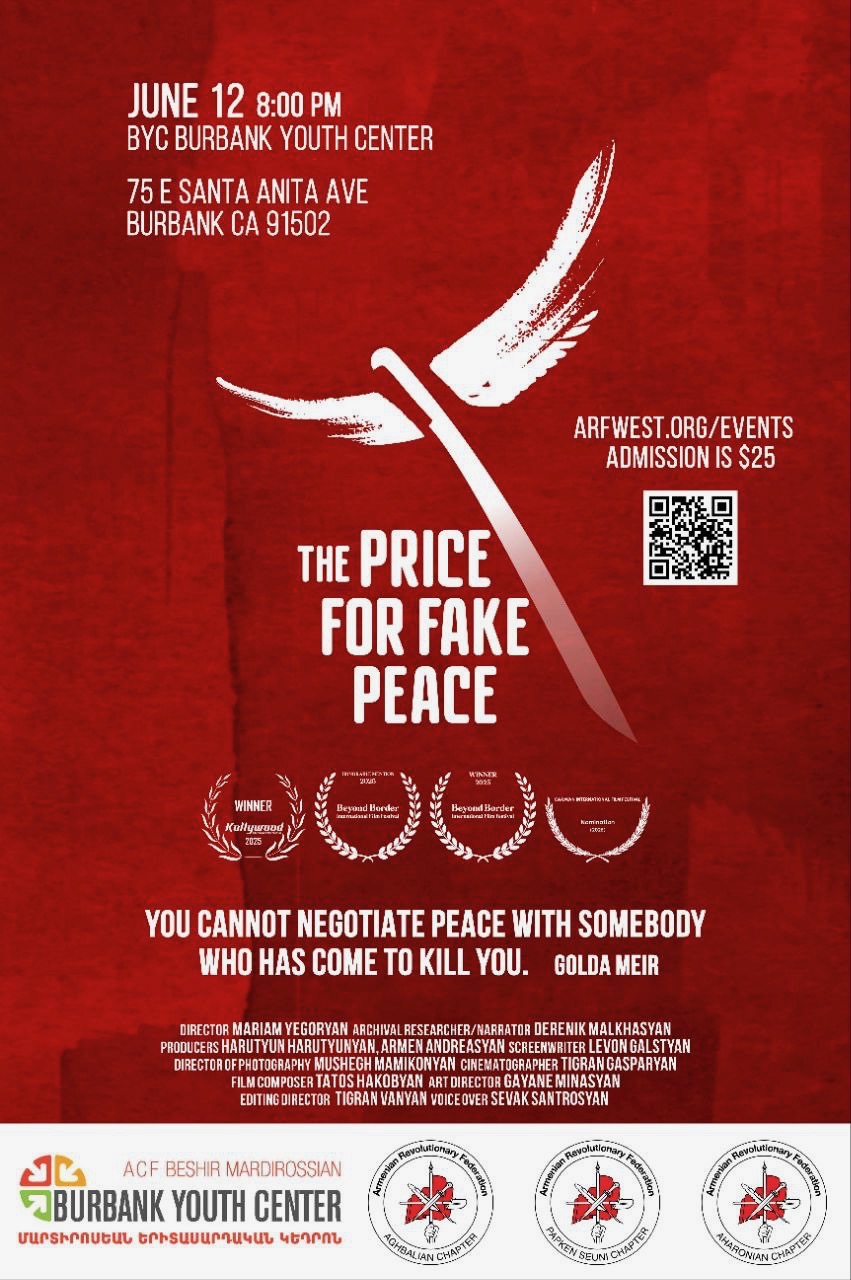 Unmasking False Promises: The Price for Fake Peace to Screen in Burbank on June 12