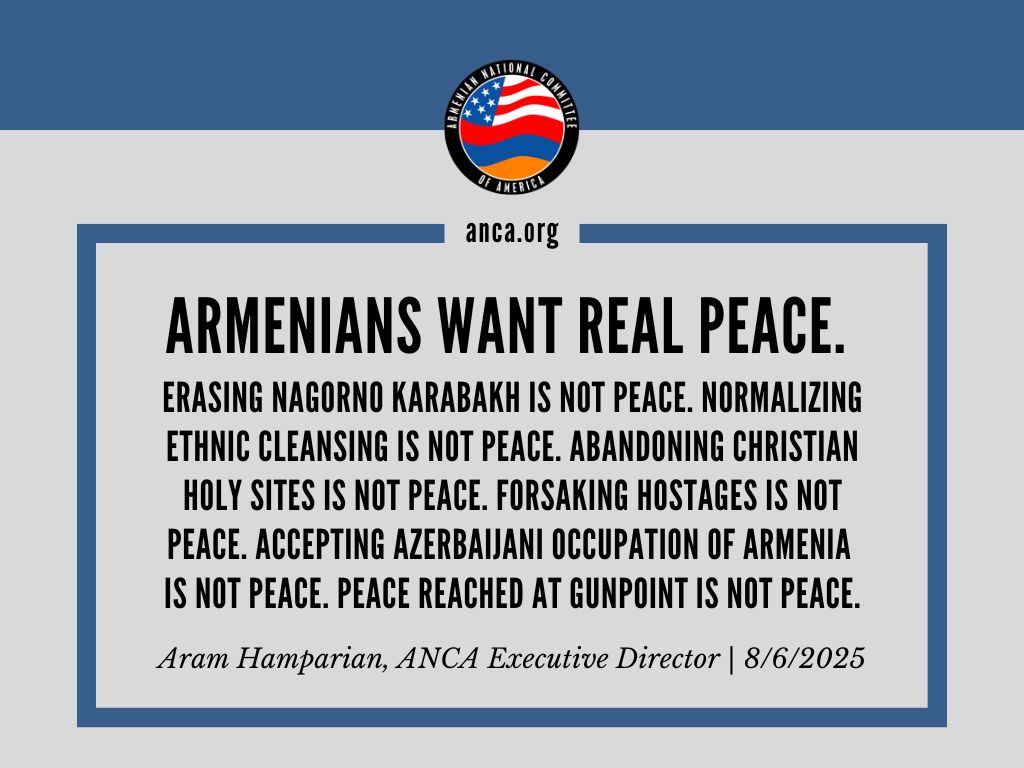Armenian Americans Warn that White House-Backed Deal Normalizes Azerbaijan’s Genocide of Nagorno Karabakh Armenians