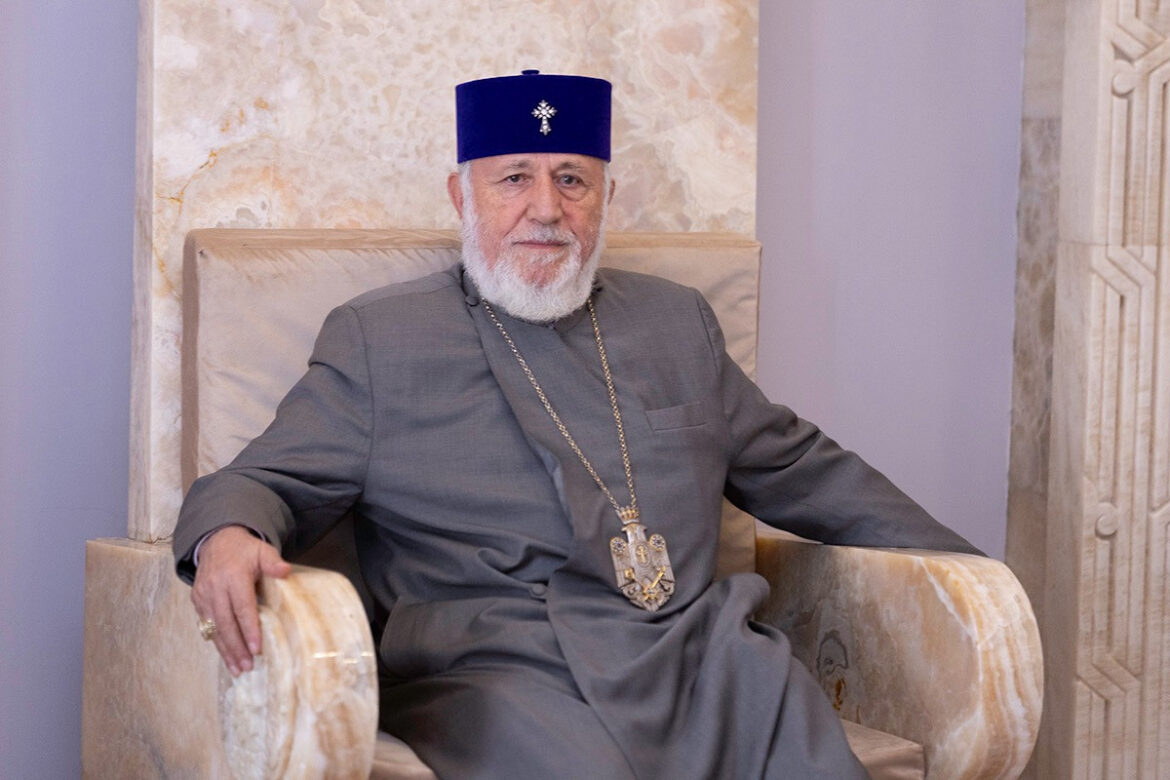 Catholicos Visits Jailed Archbishop Mikael Ajapahyan