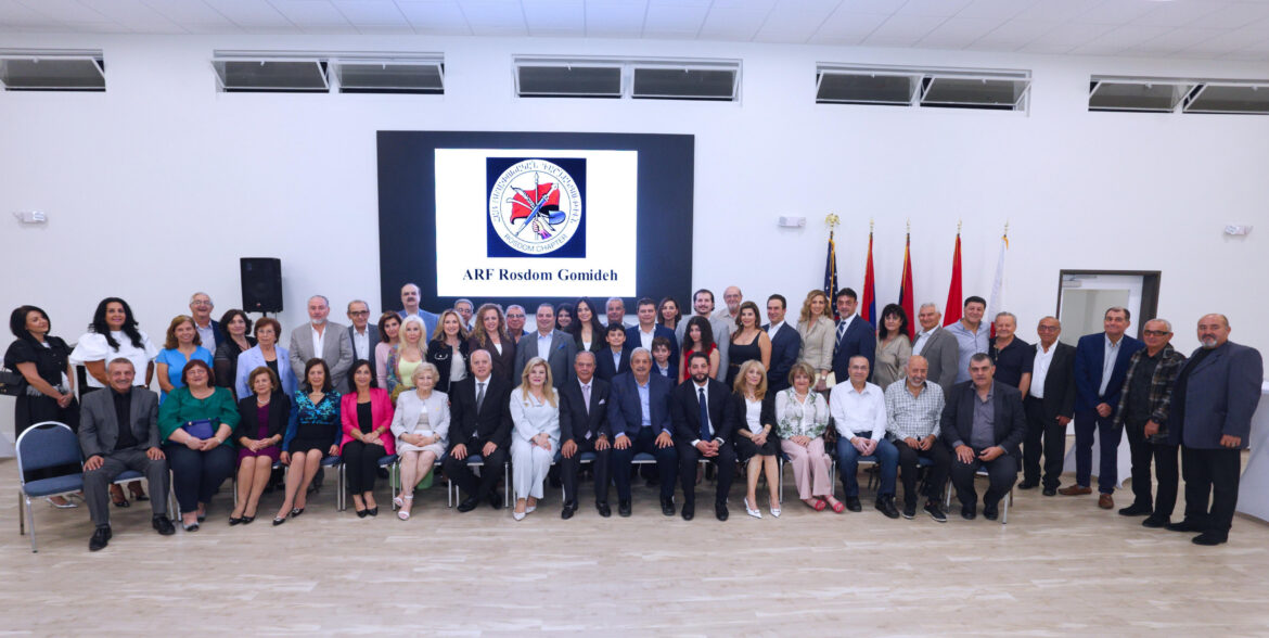ARF Rosdom Gomideh and ACF-SFW Honor Benefactors Sarkis & Suzan Kitsinian & Family at Armenian Cultural Foundation Sarkis & Suzan Kitsinian Youth Center