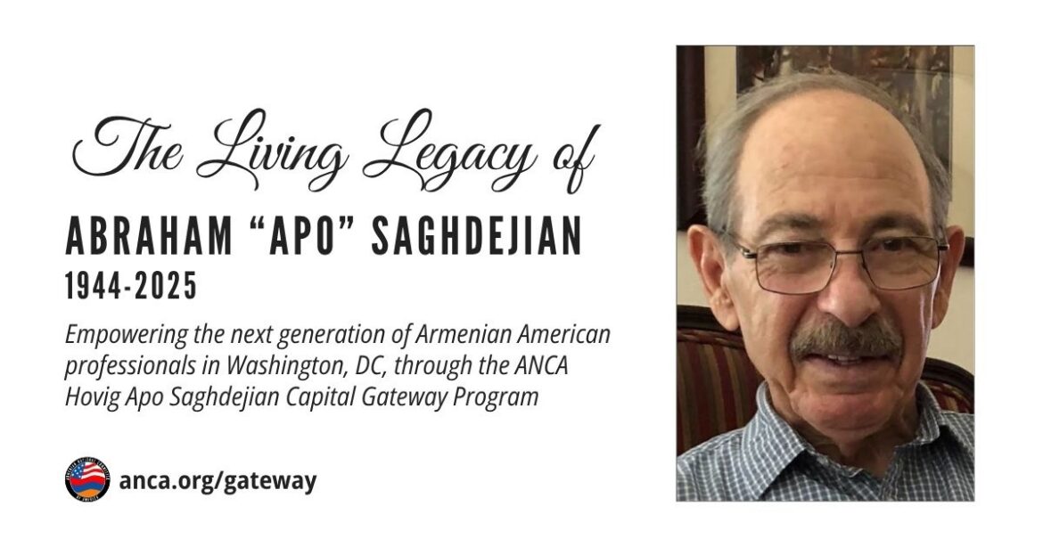 The Living Legacy of Apo Saghdejian: ANCA Youth Empowerment