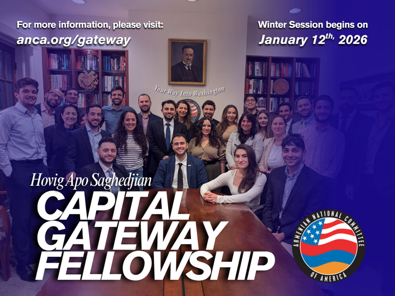 ANCA Hovig Apo Saghdejian Capital Gateway Program Fall 2025 Fellows Launch Careers in Nation's Capital
