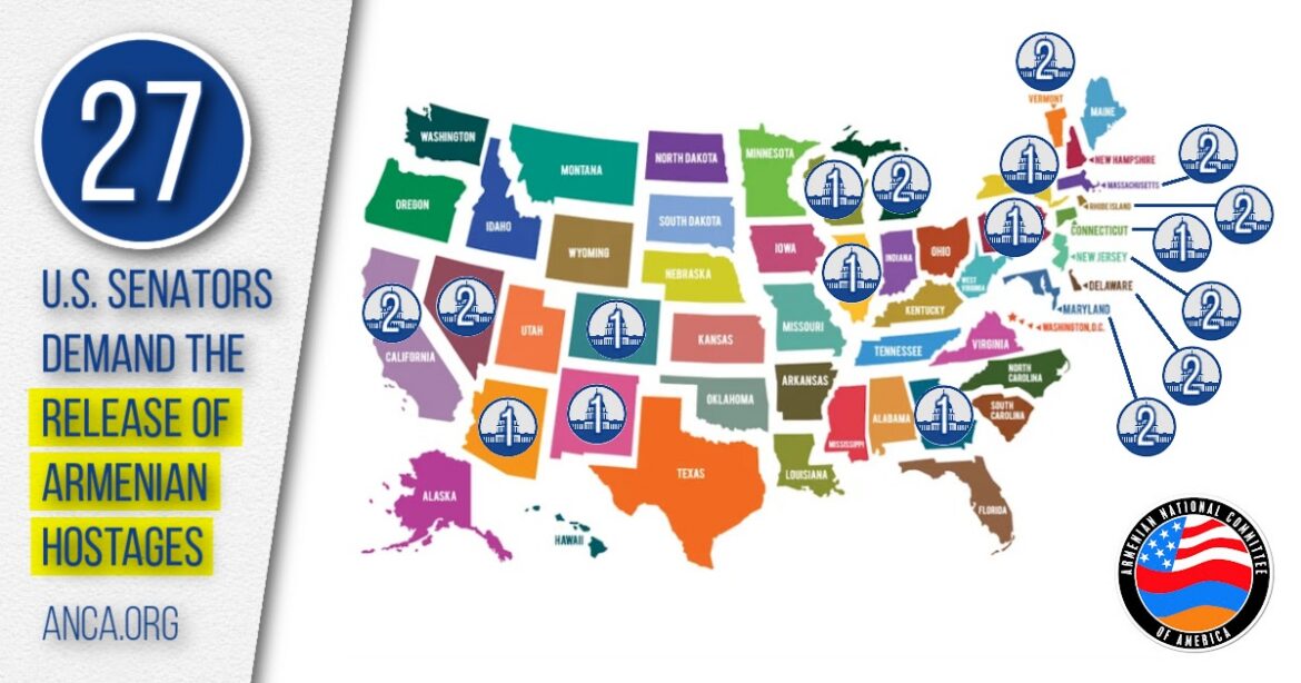 ԱՄՆ 27 Ծերակուտականներ կը պահանջեն հայ գերիներու ազատ արձակումը և Ատրպէյճանի դէմ պատժամիջոցներու կիրարկումը