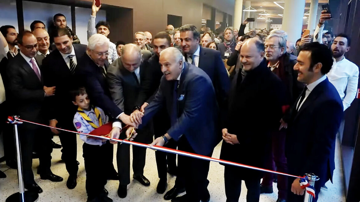 Հ.Մ.Ը.Մ.-«ֆրանս»ի մարզամշակութային համալիրին փառաշուք բացումը Իսի լէ մուլինոյի մէջ