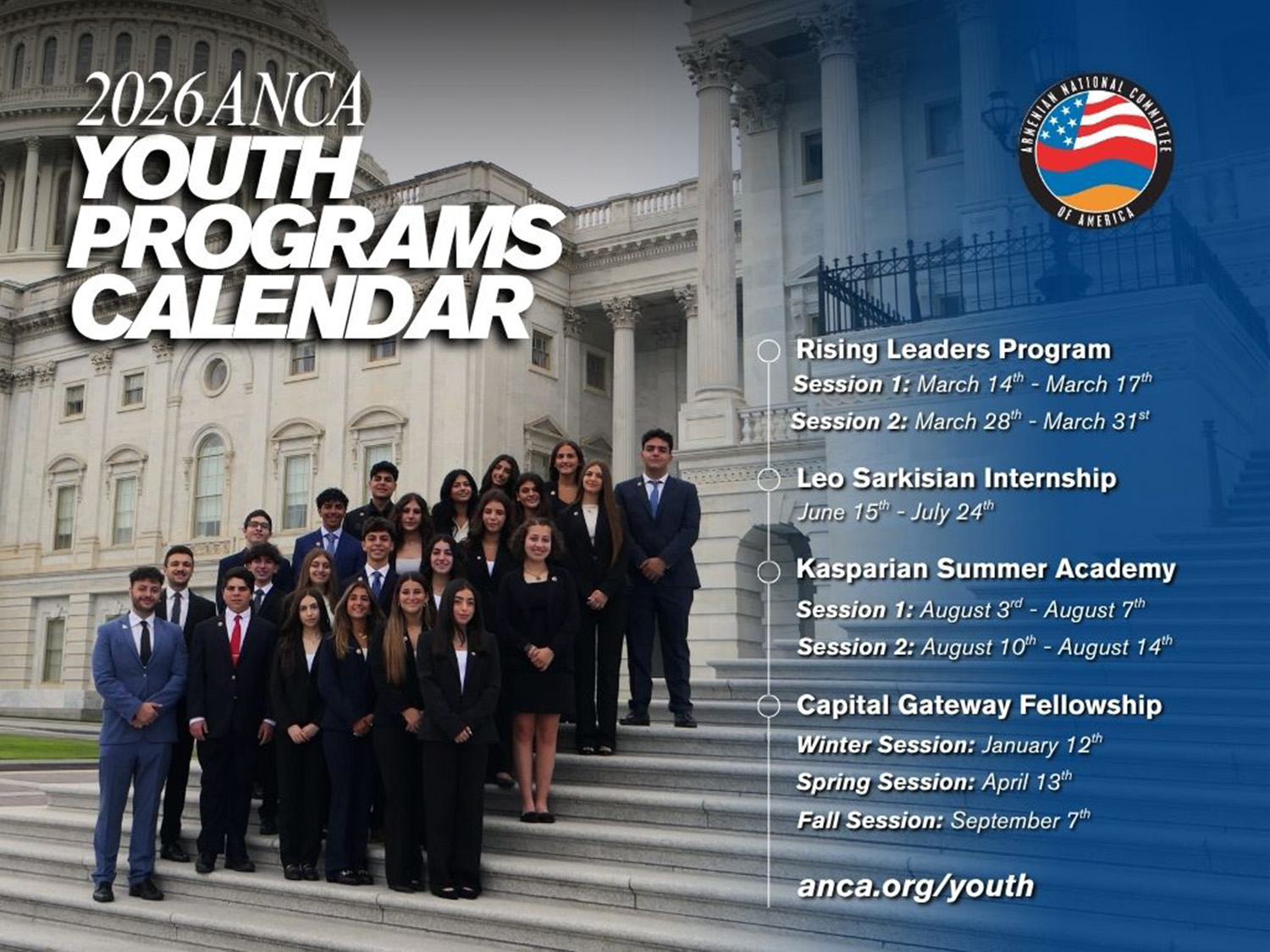 ANCA Opens Applications for 2026 Career Services and Youth Empowerment Programs in Washington, DC