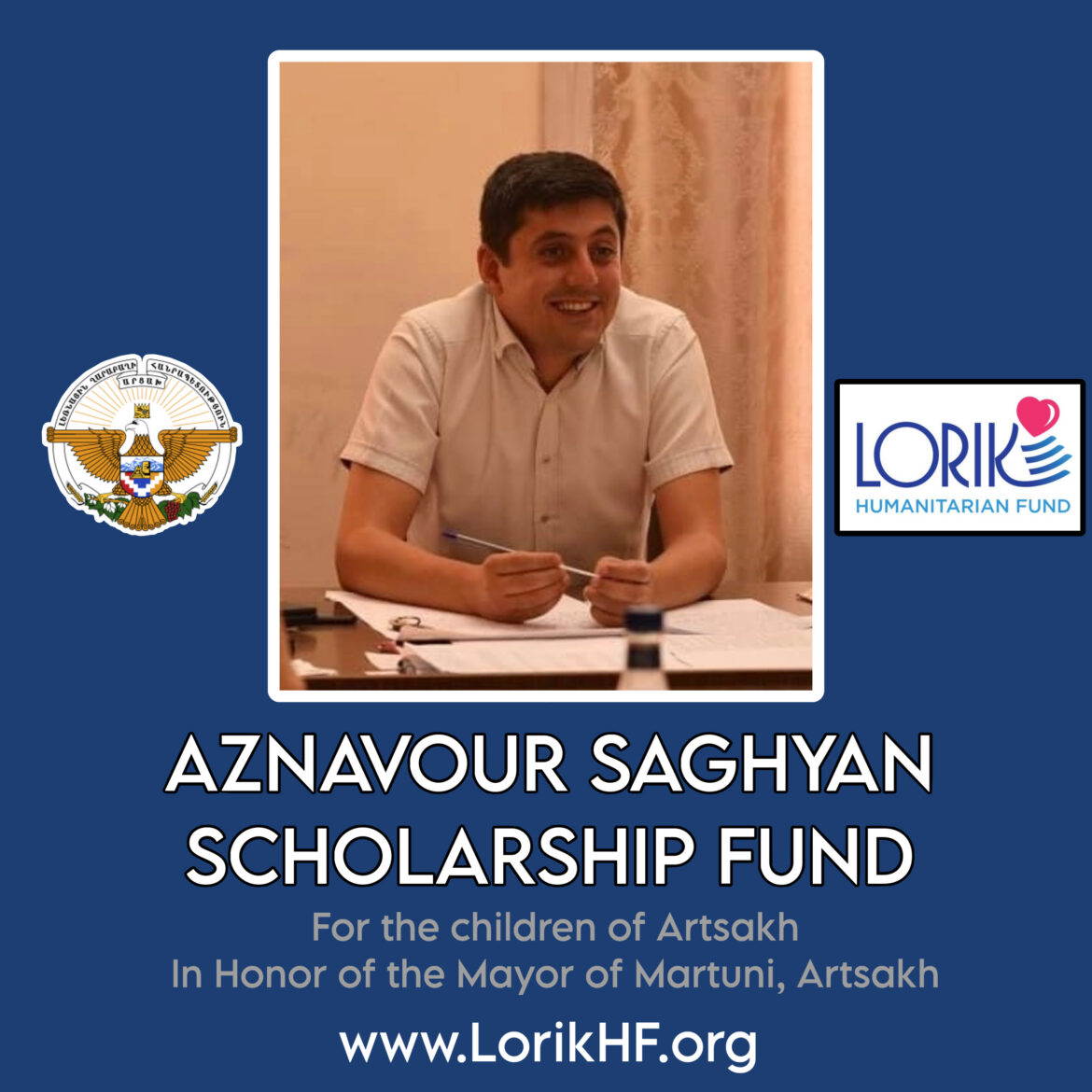 Lorik Humanitarian Fund Launches “Aznavour Saghyan” Scholarship Fund to Support Children of Martuni, Artsakh