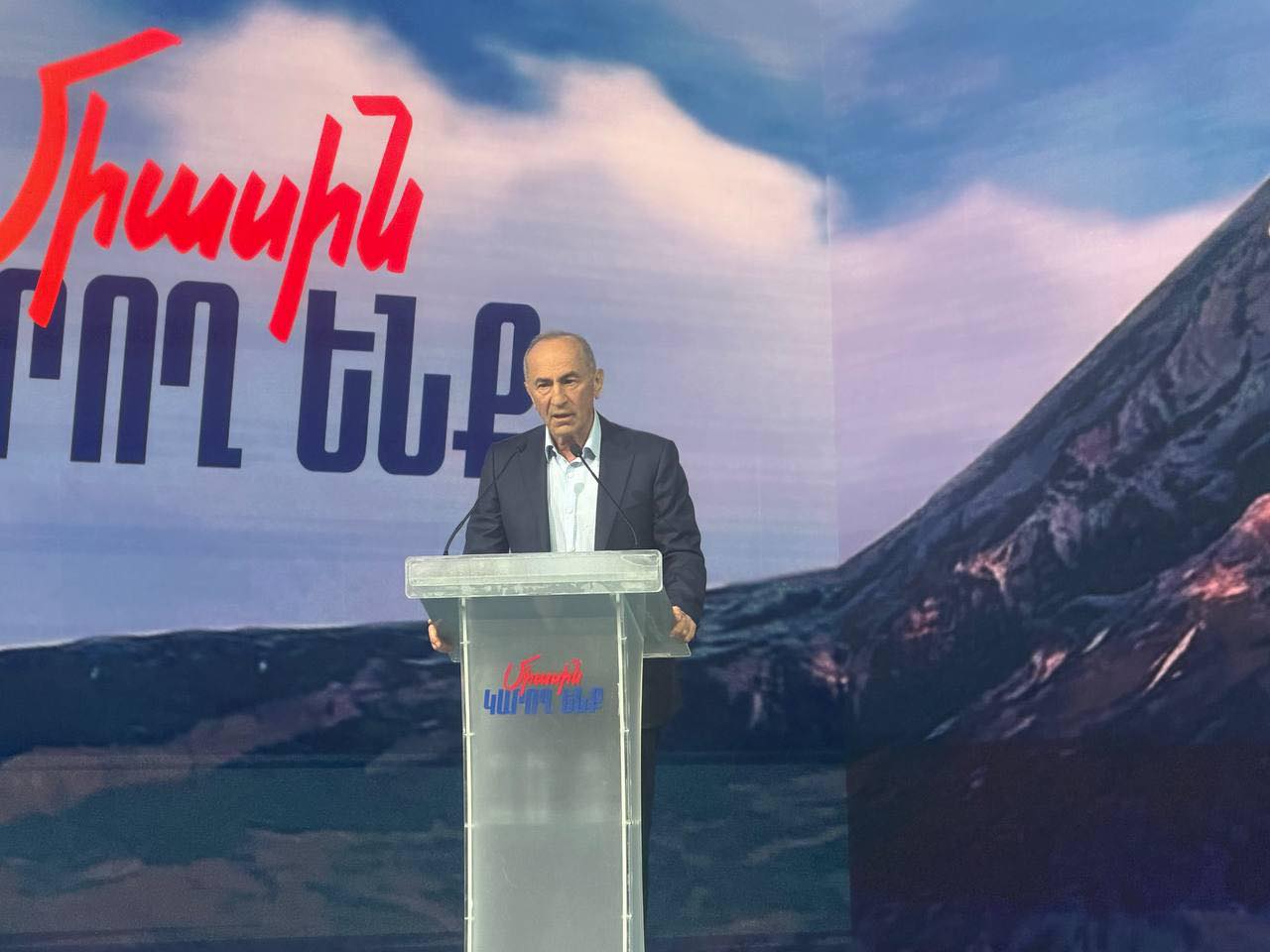 Former President Kocharyan Announced as "Hayastan" Alliance's Candidate for PM