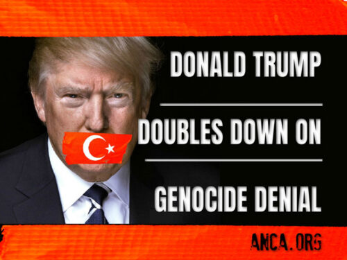 Թրամփի՝ «ցեղասպանութիւն» եզրոյթը չգործածելը ուղիղ հակասութեան մէջ է իր 2024-ի նախընտրական խոստումին հետ