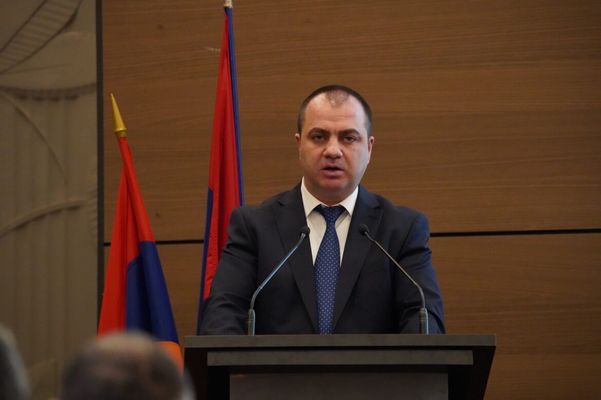 Արցախի Հանրապետութեան Ազգային ժողովի նախագահ, ԱՀ նախագահի պաշտօնակատար Աշոտ Դանիելեանի խօսքը Սփիւռքի զօրաշարժին նուիրուած խորհրդաժողովին