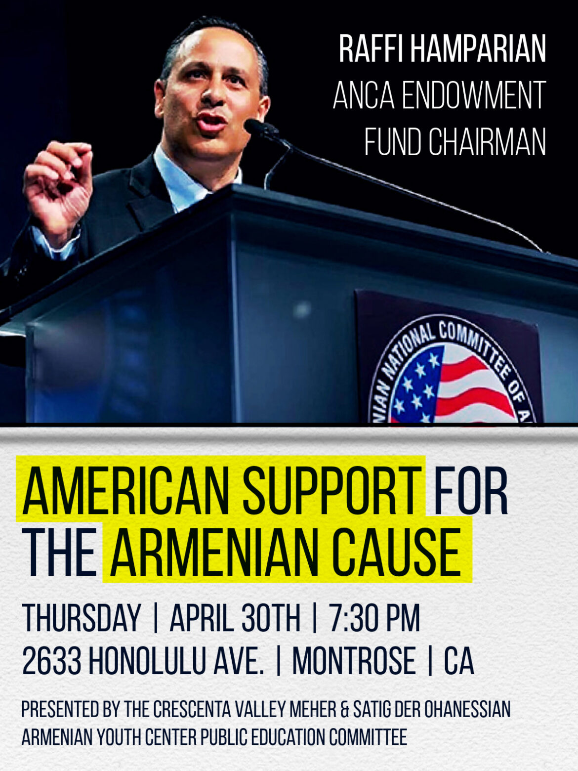 Ամերիկեան կազմակերպութիւններ, որոնք կը սատարեն Հայ Դատին