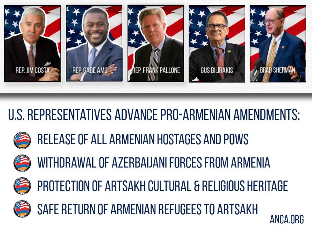 ANCA Backs U.S. House Measures to Protect Armenian Security, Hold Azerbaijan Accountable