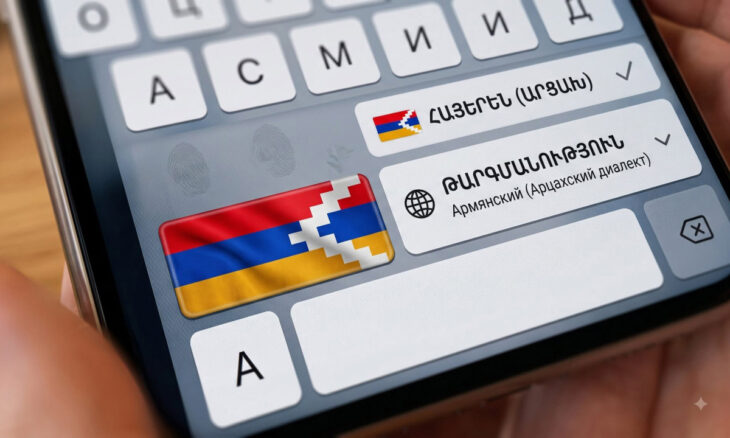 Նոր ստեղնաշար, որի միջոցով հասանելի է նաեւ Արցախի բարբառը