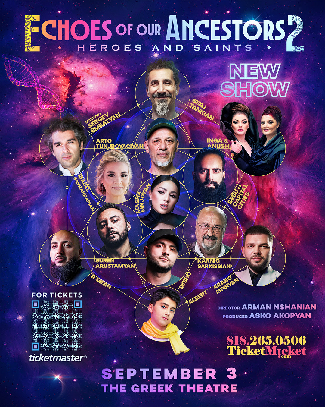 Echoes of Our Ancestors 2: Heroes & Saints Comes to the Greek Theatre September 3