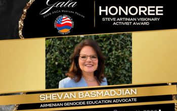 ANCA-WR to Honor Shevan Basmadjian with the Steve Artinian Visionary Activist Award at 2026 Annual Gala Banquet