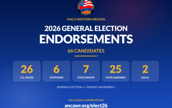 ANCA-WR Announces 2026 General Election Endorsements